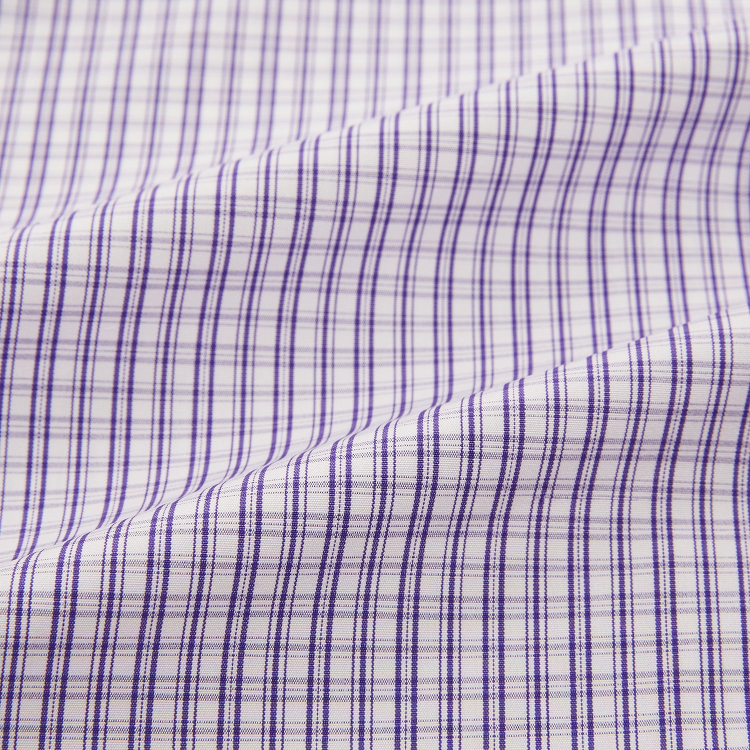 View 6 of product Purple Double Graph Check Mayfair Shirt