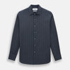 View 1 of product Navy Melange Wide Stripe Westminster Shirt