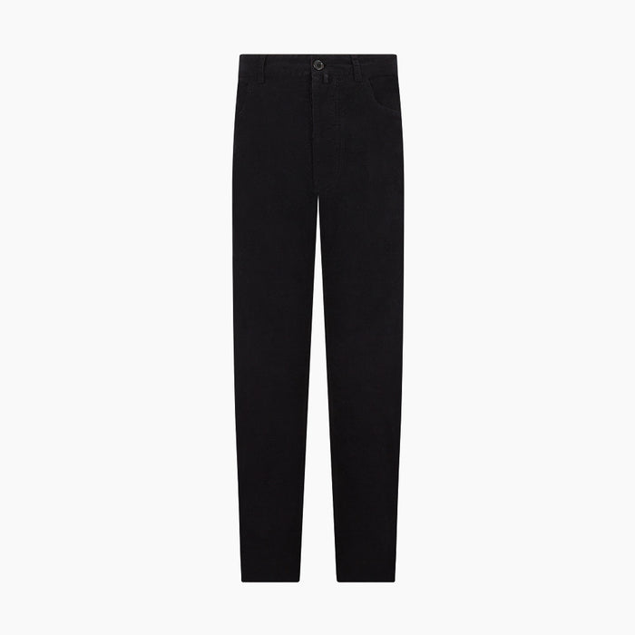 Navy Corduroy Charles Trousers Image 6