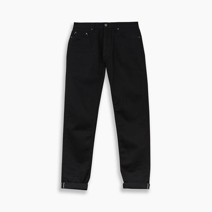 Black Italian Selvedge Denim Jeans Image 3
