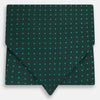 View 1 of product Blue and Forest Green Micro Dot Silk Cravat