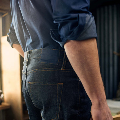 Indigo Japanese Selvedge Denim Jeans Image 1