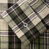 Green & Purple Check Weekend Fit Linen Shirt with Dorset Collar and 1 Button Cuffs