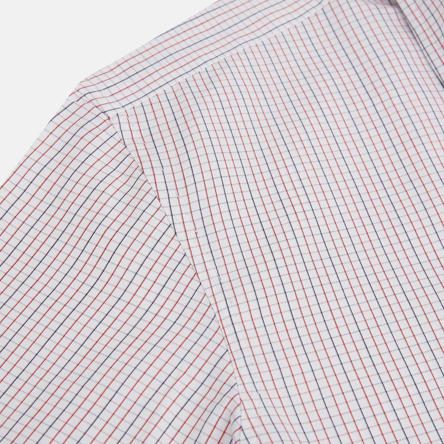 View 6 of product Red and navy Check Windsor Shirt