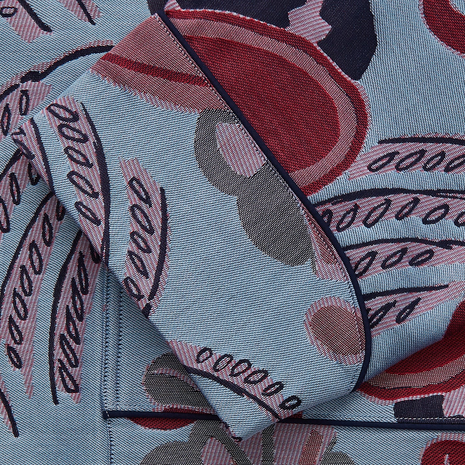 View 3 of product Blue Paisley Pattern Cotton Arnold Gown
