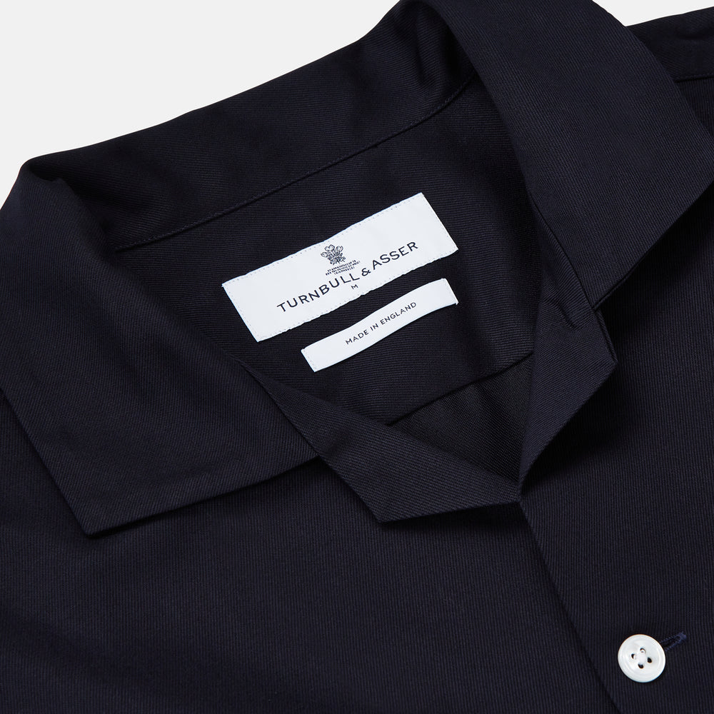 Navy Cotton Holiday Fit Winnington Shirt