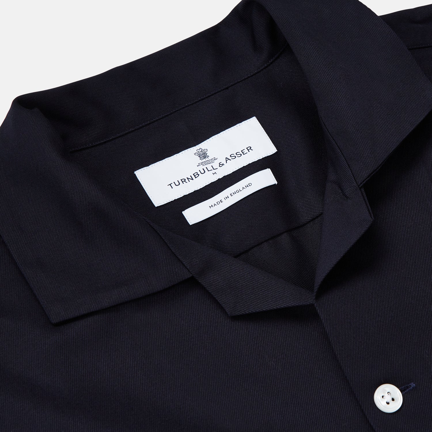 View 2 of product Navy Cotton Holiday Fit Winnington Shirt