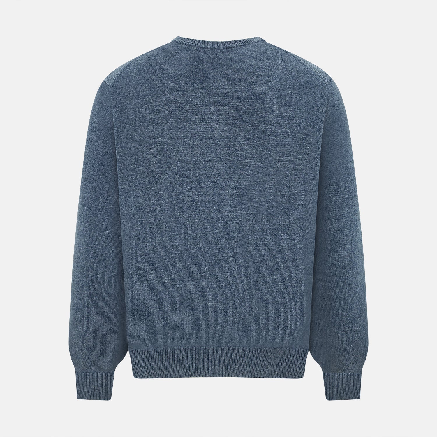 View 3 of product Pacific Blue Cashmere Round Neck Jumper