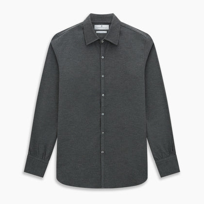 Charcoal Melange Westminster Shirt Image 8