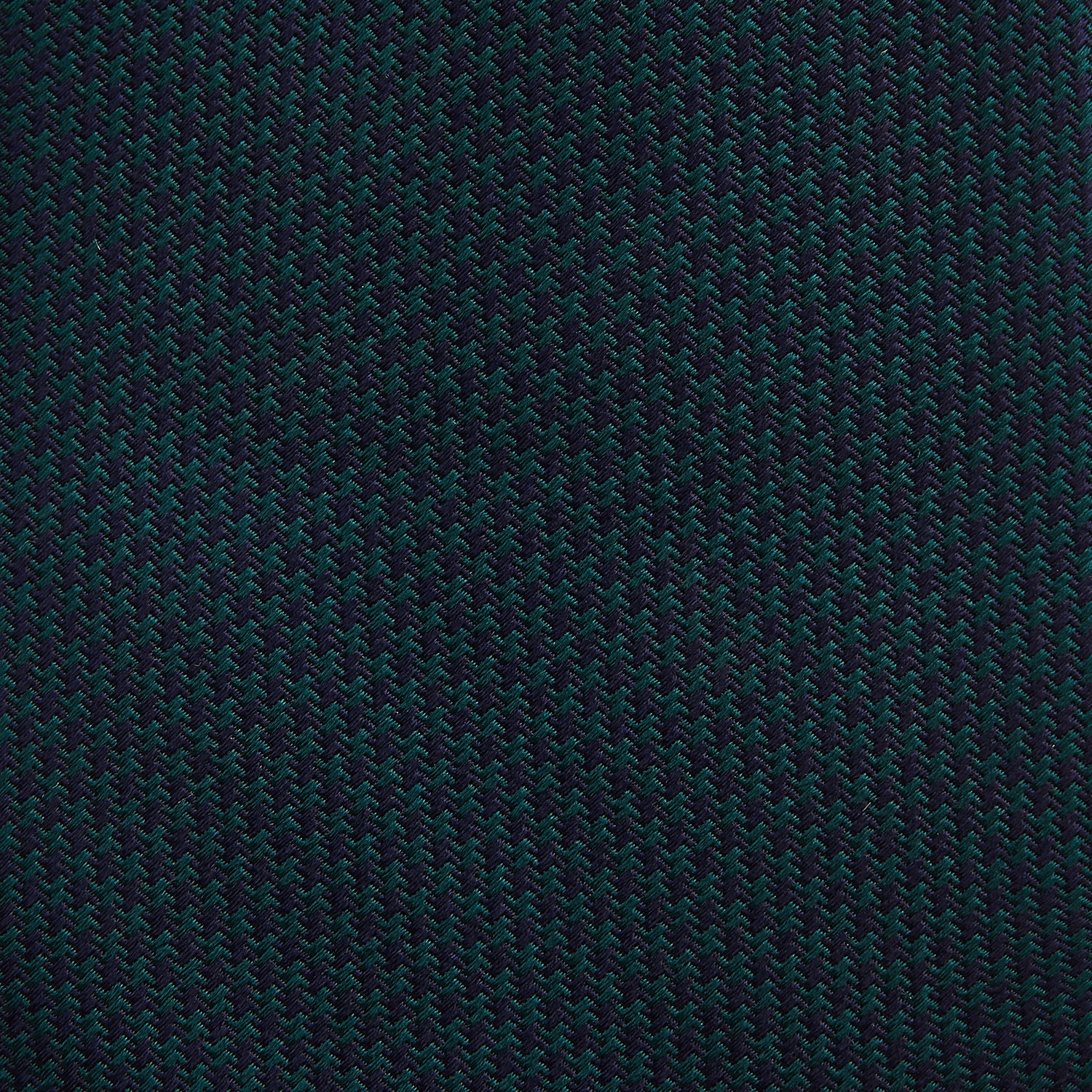 View 3 of product Navy Houndstooth Forest Green Tie