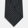 View 3 of product Navy and White Circle Silk Tie