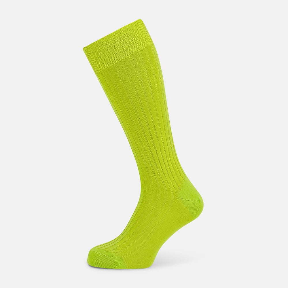 Lime Mid-Length Socks