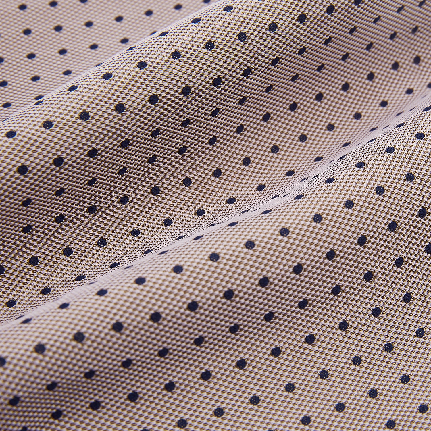 View 4 of product Navy and Lilac Micro Dot Silk Cravat