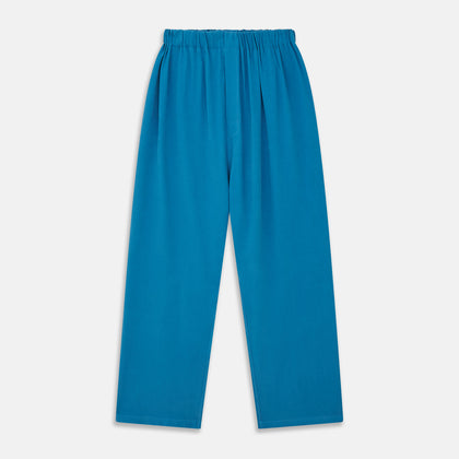 Blue Silk Hyde Pyjama Set Image 4