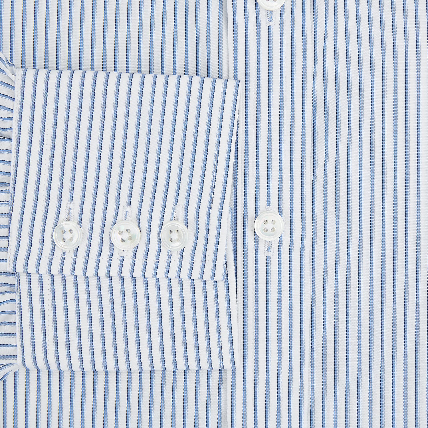 View 4 of product Blue Shadow Stripe Mayfair Shirt