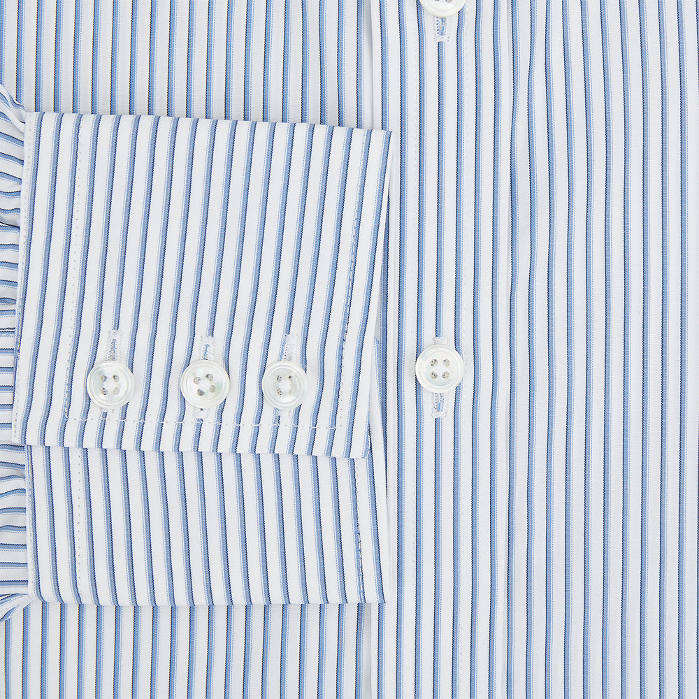 Blue Shadow Stripe Mayfair Shirt