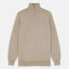View 1 of product Beige Lennox Half-Zip Jumper