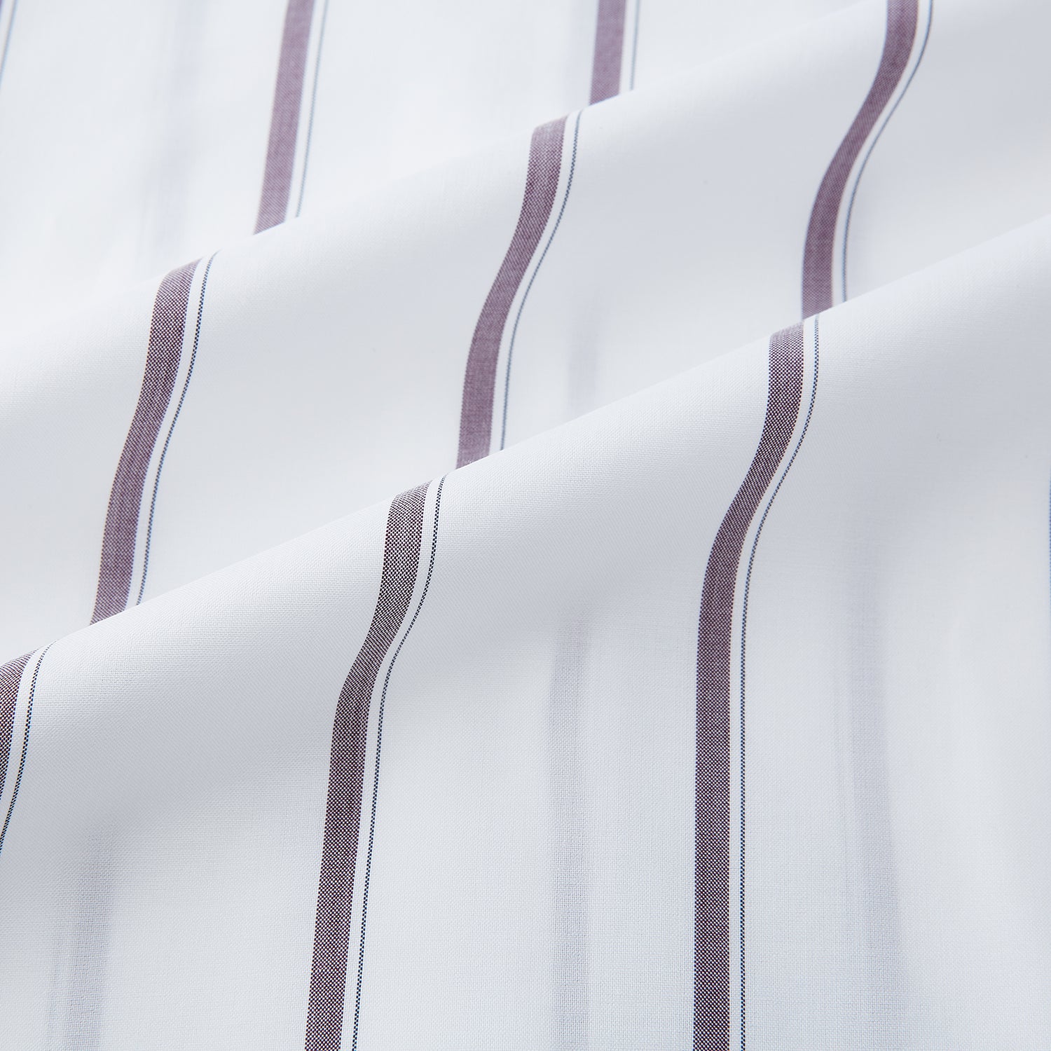 View 6 of product Burgundy Track Stripe Mayfair Shirt