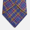 View 3 of product Blue Multi Tartan Silk Tie