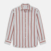 View 2 of product Red, Blue & White Stripe Cotton Fabric