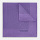 Purple Stripe Silk Pocket Square