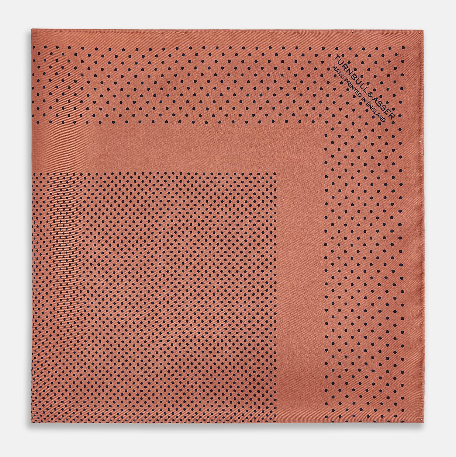 View 3 of product Blush Dot Silk Pocket Square