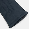 View 2 of product Navy Cashmere-Lined Peccary Leather Gloves