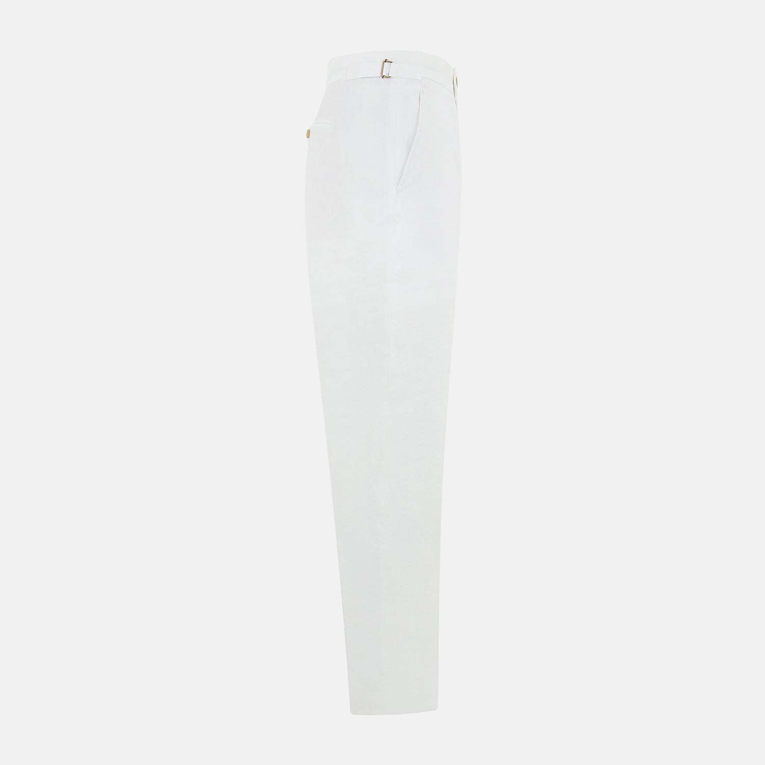 View 3 of product White Linen Henry Trousers
