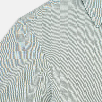 Dark Green Hairline Stripe Westminster Shirt Image 5