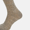 View 4 of product Coffee Linen Mid-Length Socks