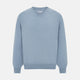 Frost Blue Cashmere V-Neck Jumper