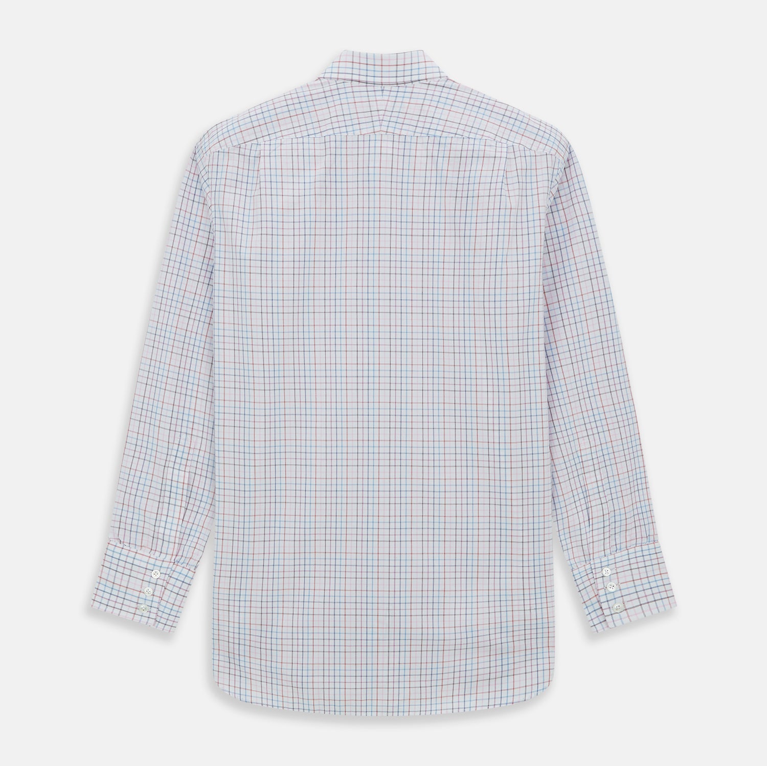 View 5 of product Pink Multi Double Grid Check Mayfair Shirt