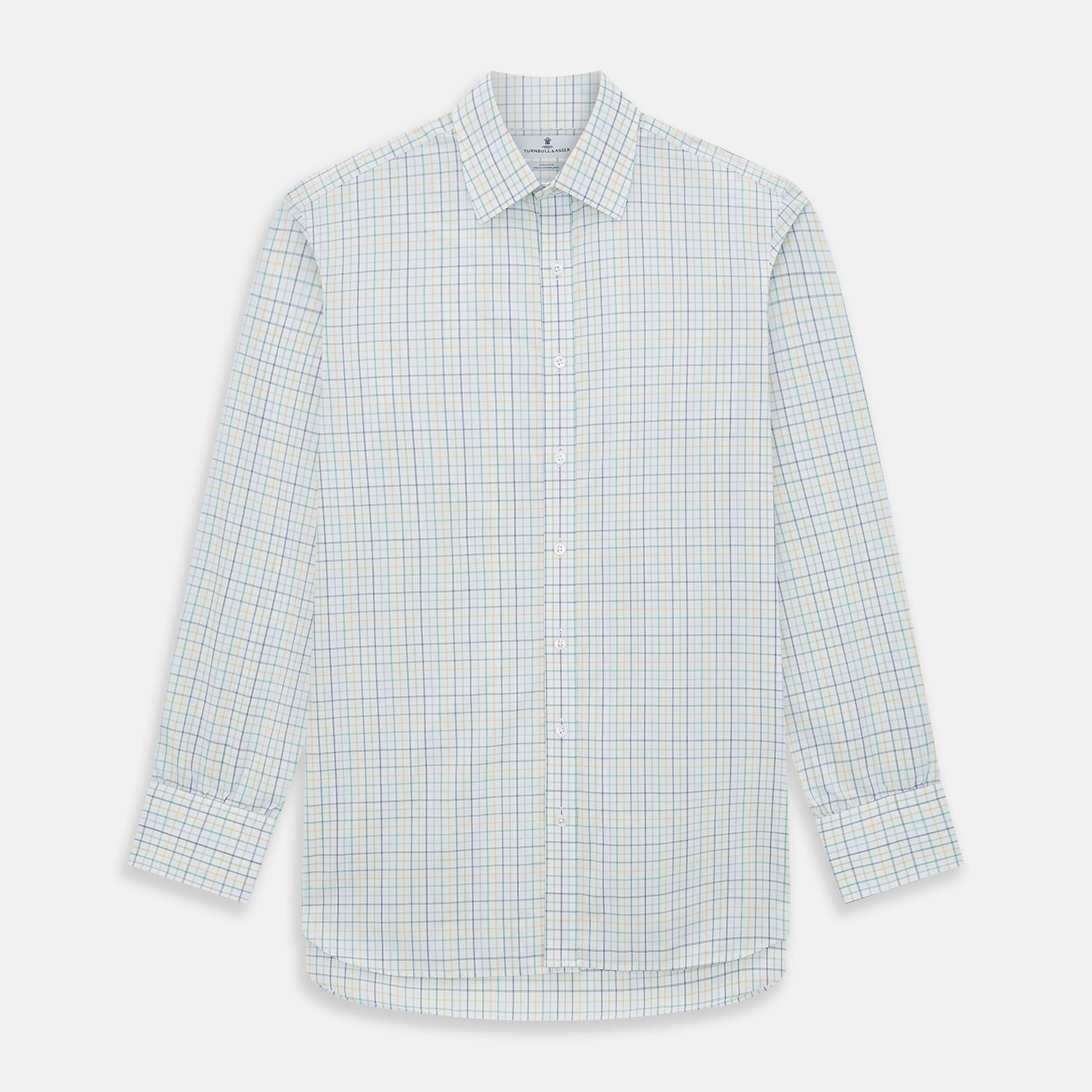 View 1 of product Multi Tone Double Grid Check Mayfair Shirt