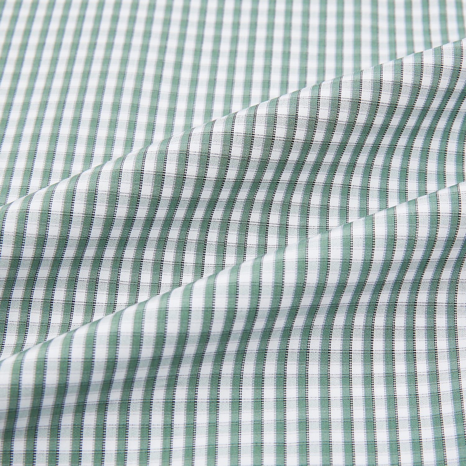 View 6 of product Green Fine Check Mayfair Shirt