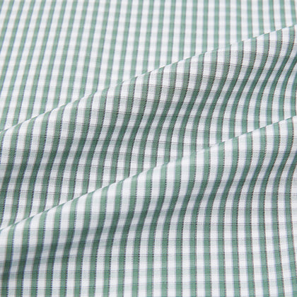 Green Fine Check Mayfair Shirt Image 5