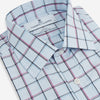 View 2 of product Blue and Pink Tattersall Check Mayfair Shirt
