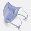 View 4 of product Blue Fine Check Zephyr Cotton Commuter Mask With 3 Viroformula™ Filters