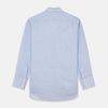 View 5 of product Pale Blue Check Linen Regular Fit Mayfair Shirt