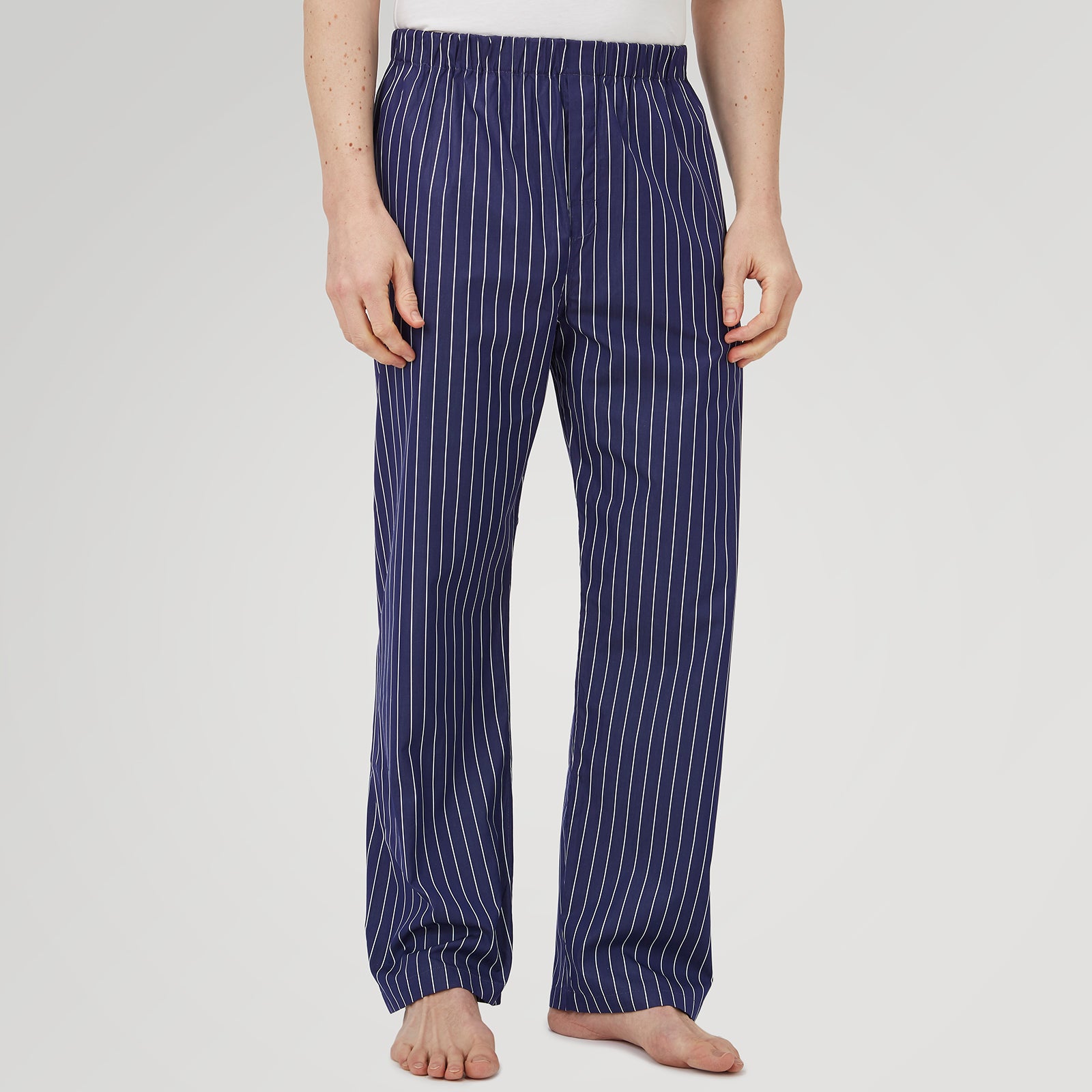 Navy Stripe Modern Pyjama Trousers