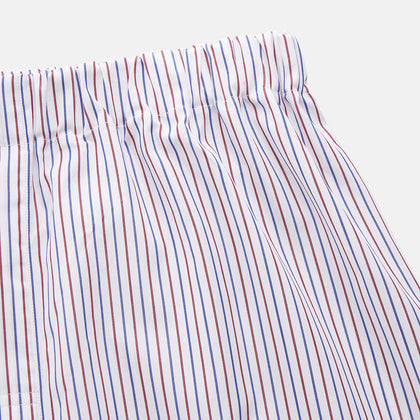 Red and Blue Stripe Cotton Hastings Pyjama Trousers