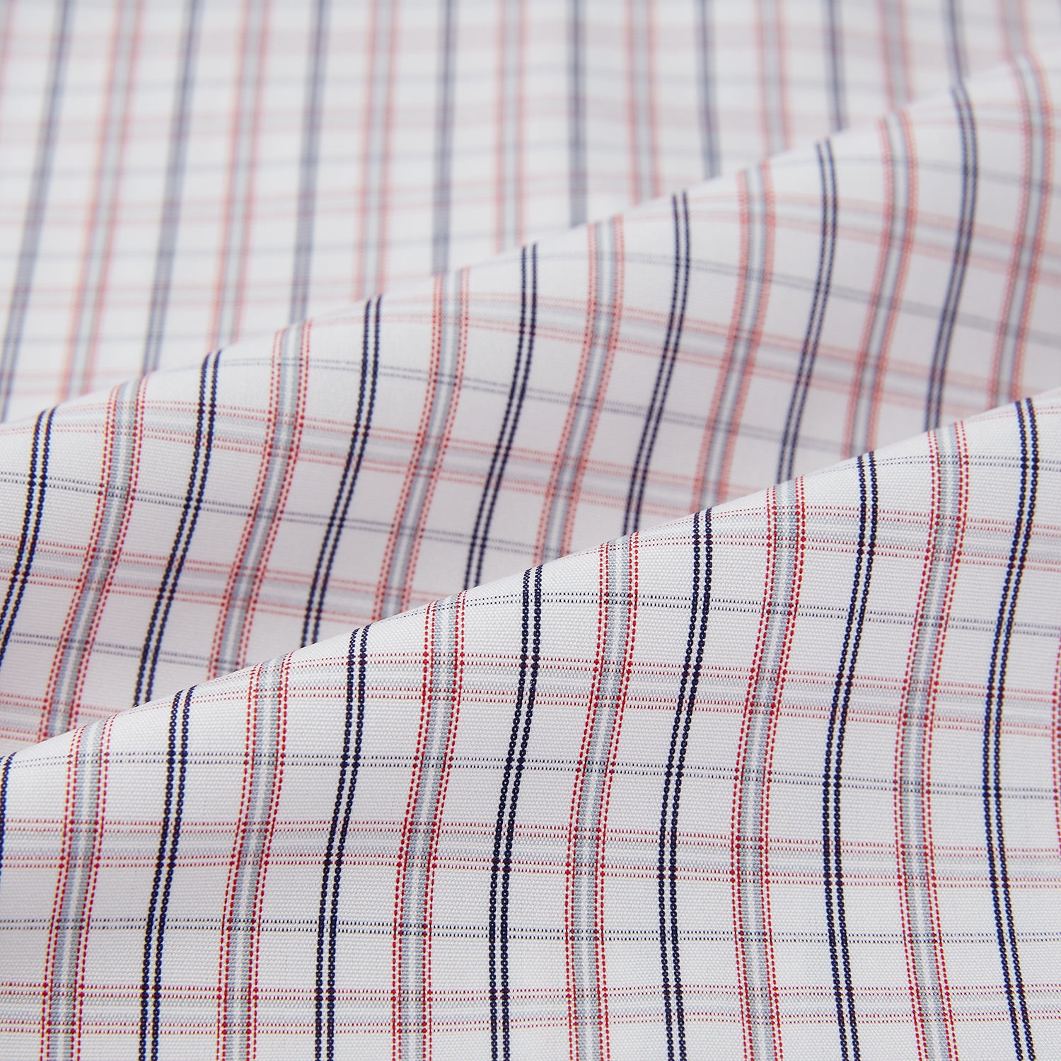 View 6 of product Red and Blue Multi Check Mayfair Shirt
