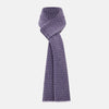 View 1 of product Purple and Lilac Hexagon Cashmere Knitted Scarf
