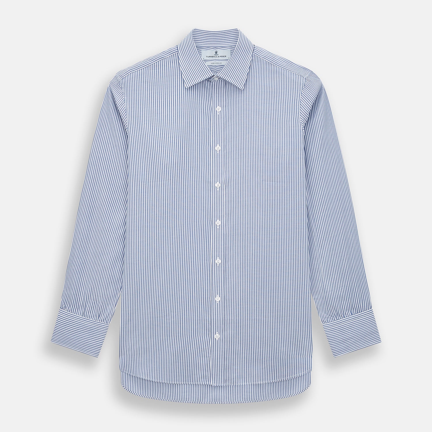 View 1 of product Navy Bengal Stripe Mayfair Shirt