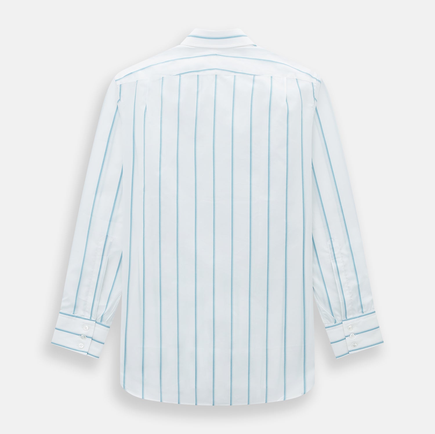 View 3 of product Turquoise Track Stripe Mayfair Shirt