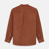 View 5 of product Rust Cotton Weekend Fit Blake Shirt