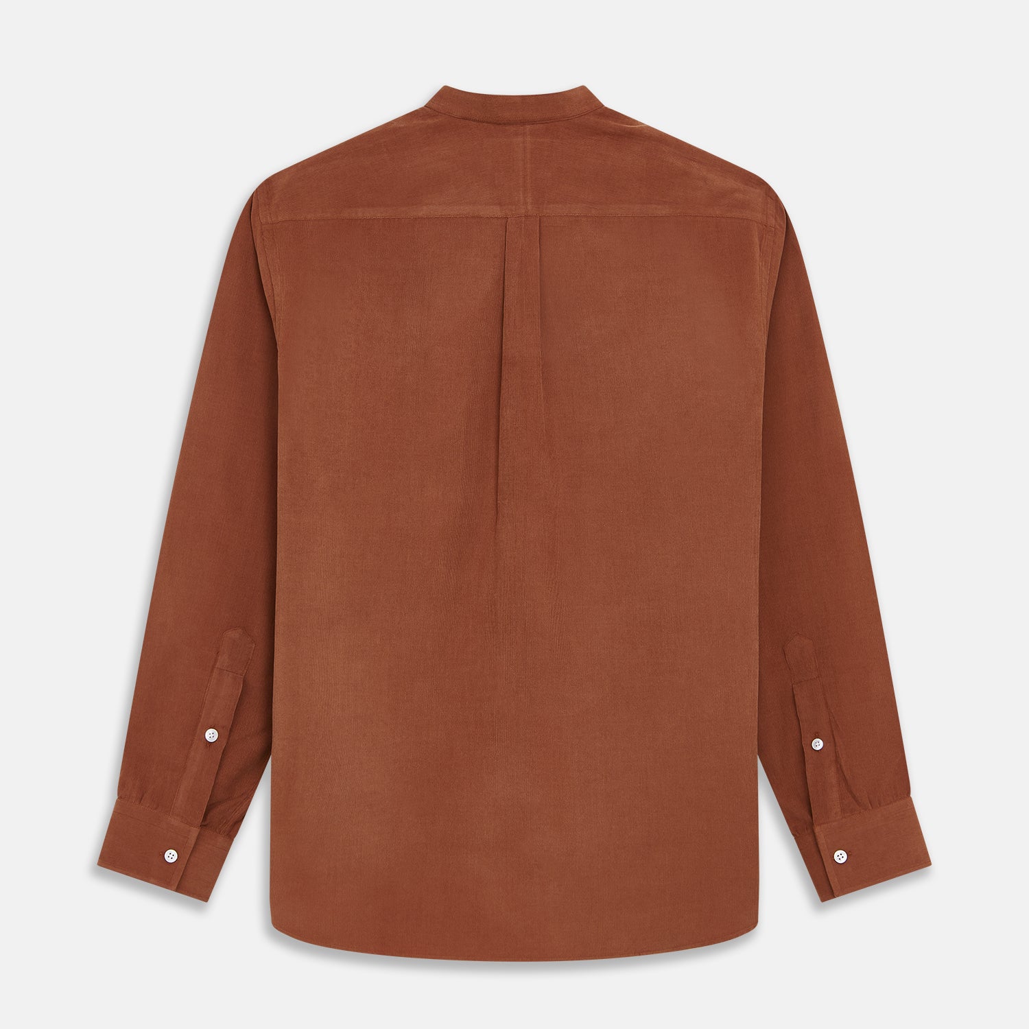 View 5 of product Rust Cotton Weekend Fit Blake Shirt
