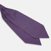 View 2 of product Lilac and Purple Micro Dot Silk Cravat