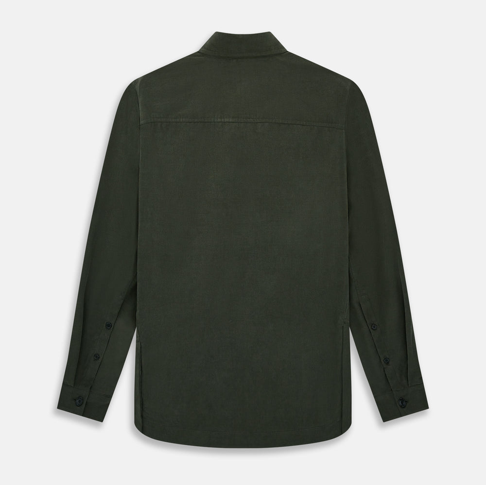 Olive Corduroy Hampstead Overshirt