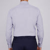 View 3 of product Slim Fit Blue Checked Shirt