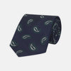View 1 of product Navy and Forest Green Floating Paisley Silk Tie